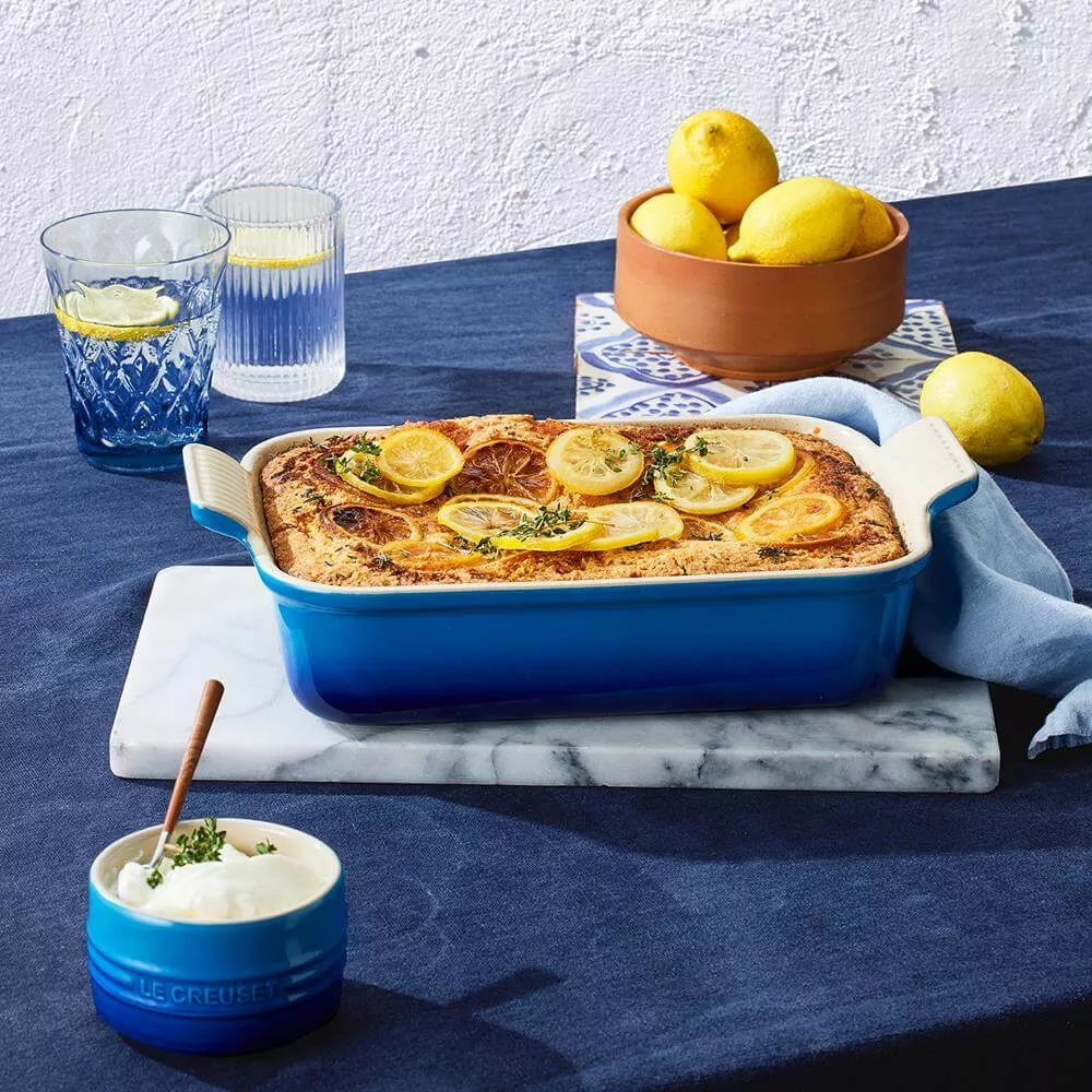 Le Creuset Azure Heritage Rectangular Dish 26cm